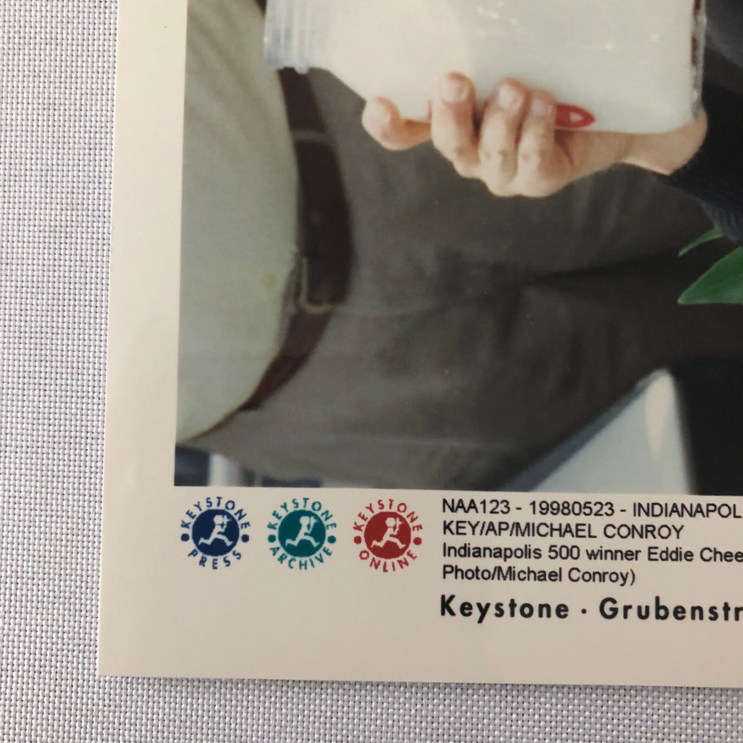 Vintage Indy Indianapolis Racing Photo Photograph Eddie Cheever Win 1998