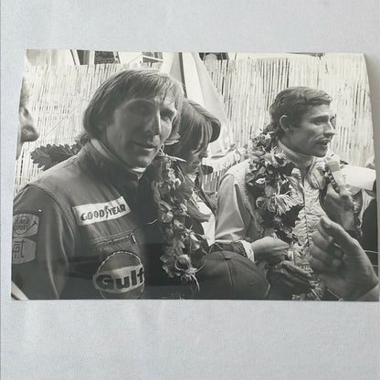 Vintage Racing Photo Photograph 1975 24 Hours of LeMans ? Jacky Ickx Derek Bell 