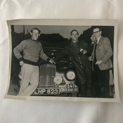 Vintage 1952 Monte Carlo Rally Photo Photograph Stirling Moss Sunbeam Talbot 90