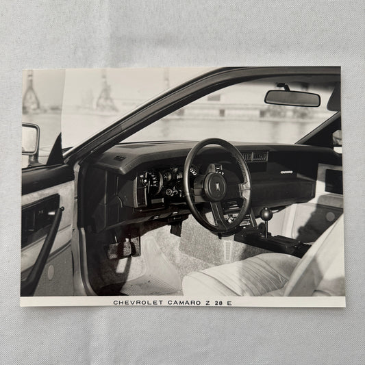 Chevrolet Camaro Z28 E Factory Press Publicity Photo Photograph Print Chevy