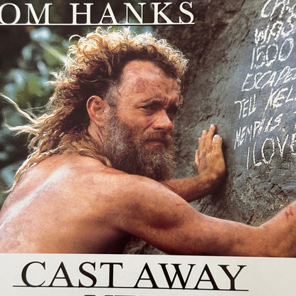 Vintage Movie Lobby Card Poster Lot Cast Away Verschollen GERMAN Tom Hanks