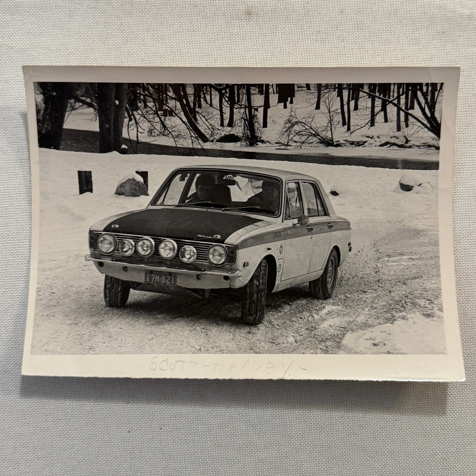 Vintage Rally Racing Photograph Rally Car Automobile