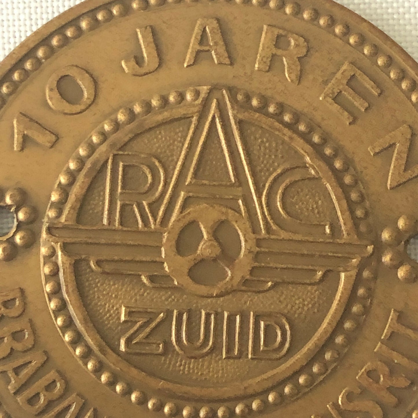 Vintage 1954 Brabant Grensrit Rally Rallye Participant Badge Emblem Award 