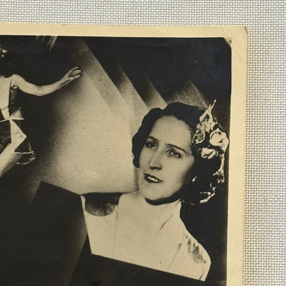 Vintage Circus Acrobat Balancing Act Photo Photograph Burck and Partner FRENCH