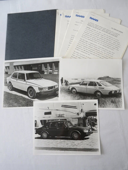 1977 Saab Press Kit Brochure Photos 99 GLE 5-Door Hatchback 99 GL Sport 