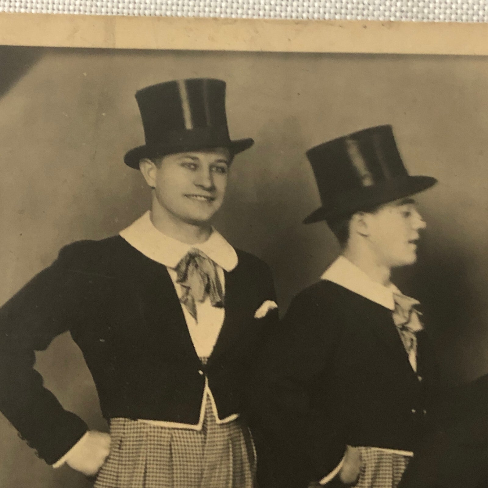 Circus Performer Troupe Acrobats in Costume Photo Photograph Vintage