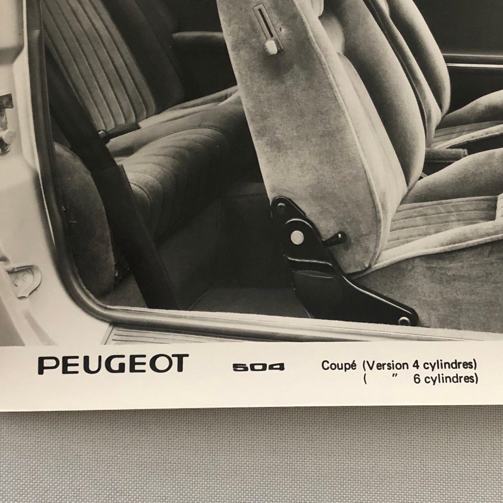 1979 Peugeot 504 Coupe Factory Press Photo Photograph Print Lot of 2