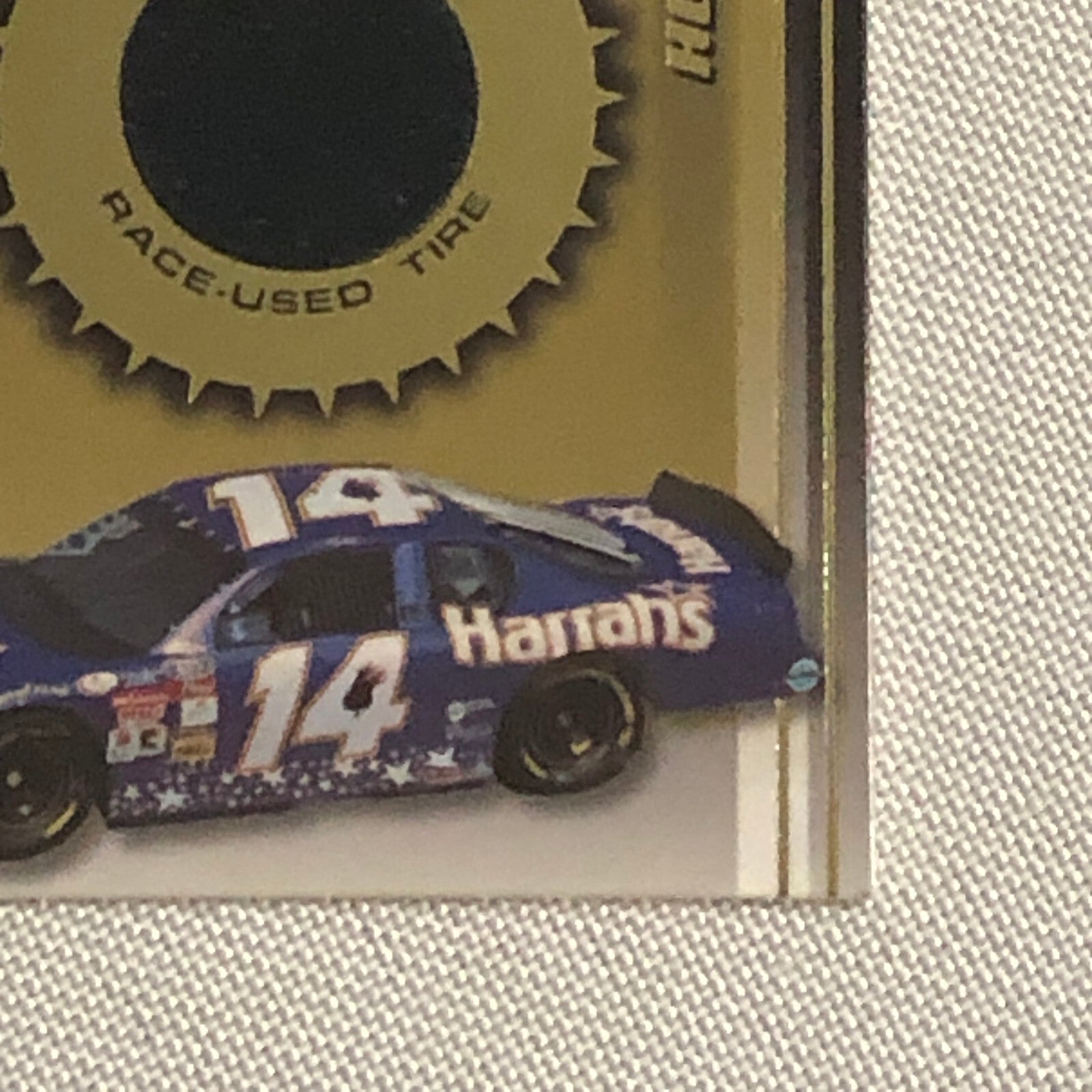 2002 Press Pass Hot Treads Tire Relic Card Larry Foyt NASCAR