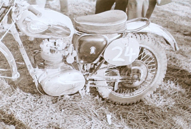 Vintage Motorcycle Racing Photo Motocross Regensdorf Germany Negative Lot