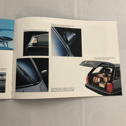 Lancia Thema Station Wagon Car Sales Brochure Catalog ITALIAN Text Turbo 16V