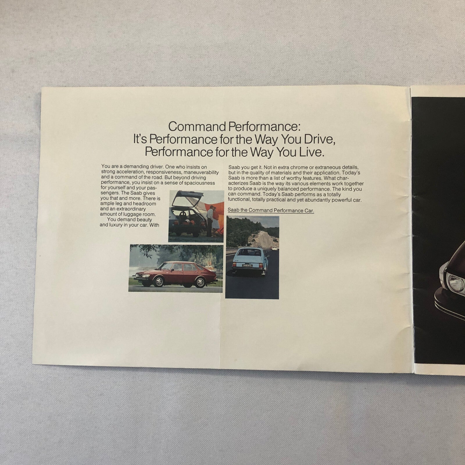 1978 Saab Sales Brochure Catalog Advertising 99 GL EMS GLE
