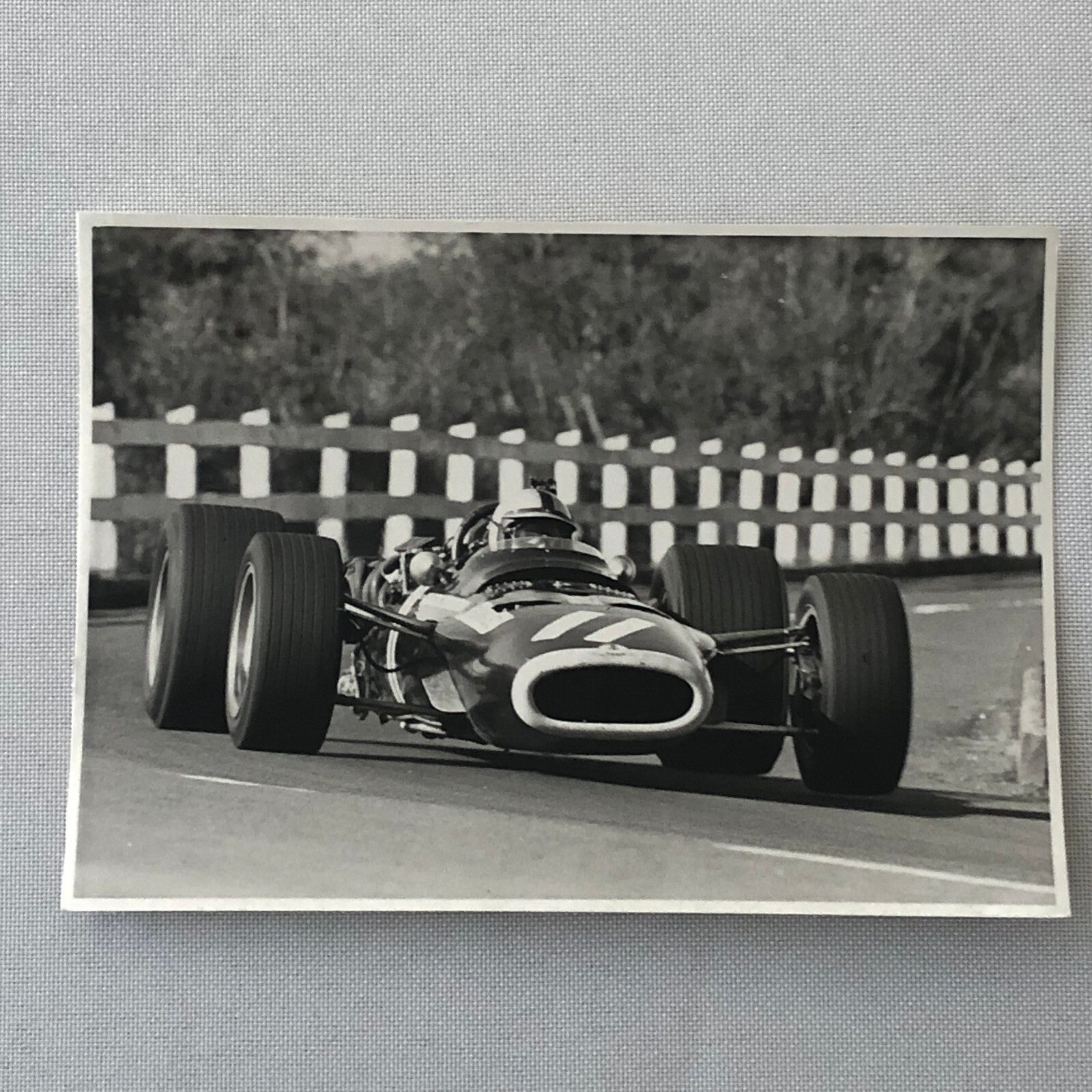 Vintage BRM Racing Car Press Photo Photograph 1968 Tasmania Pedro Rodriguez