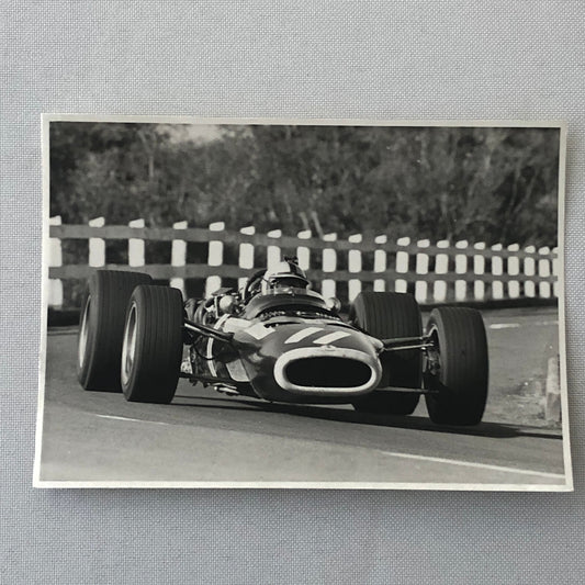 Vintage BRM Racing Car Press Photo Photograph 1968 Tasmania Pedro Rodriguez