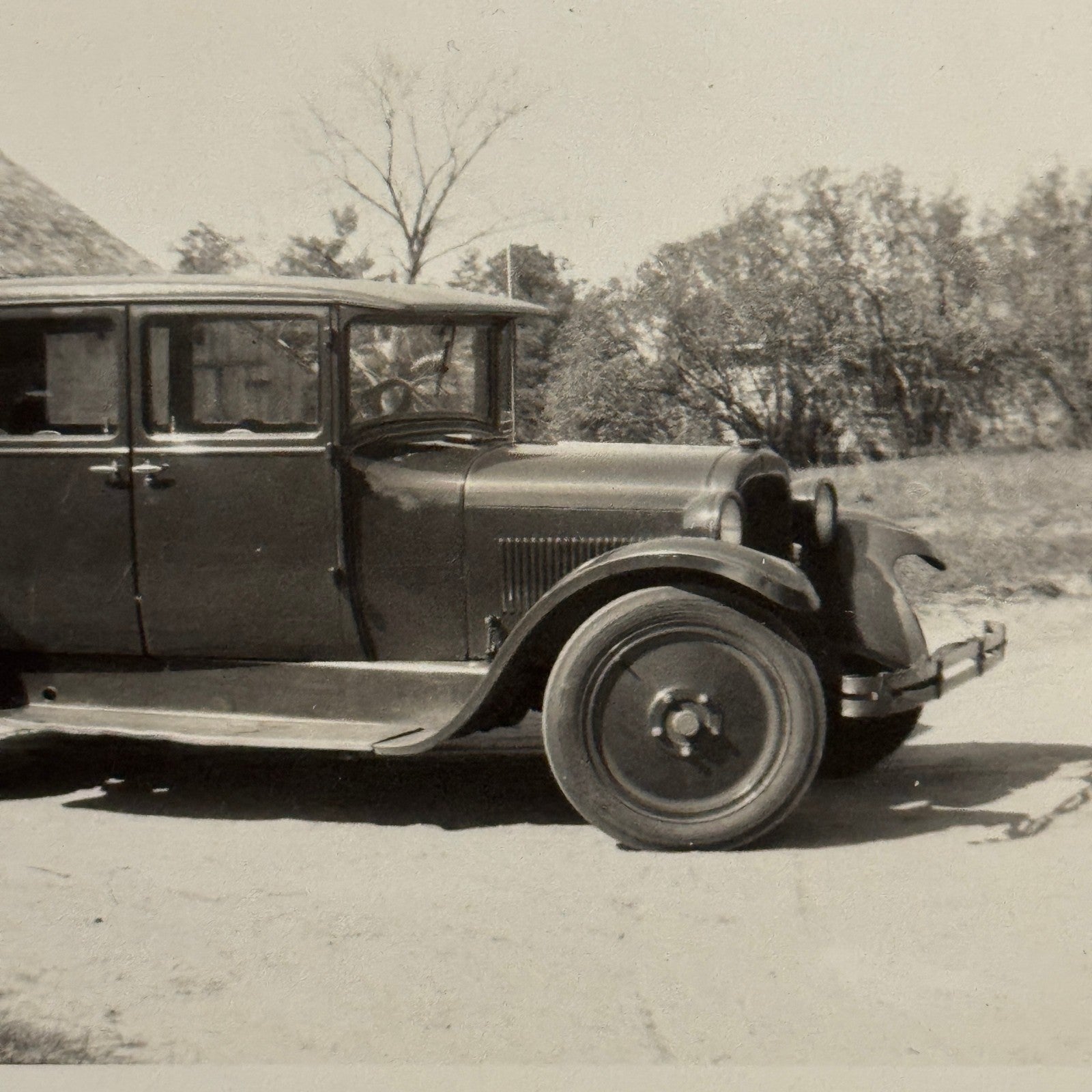 Vintage Automobile Photo Photograph Print Snapshot Car Lot 2x