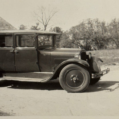 Vintage Automobile Photo Photograph Print Snapshot Car Lot 2x