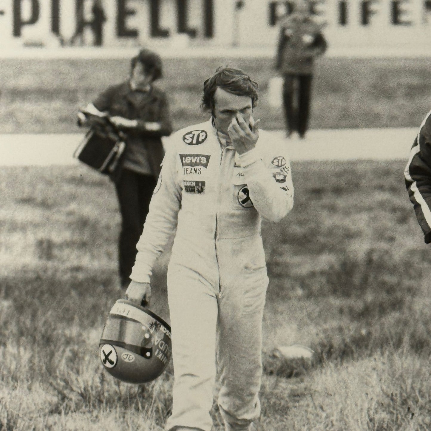 Vintage Racing Photo Niki Lauda Michael Kranefuss 1972 Hockenheim F2 Motorsport