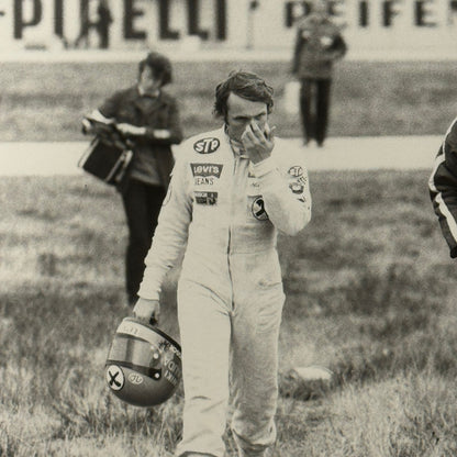 Vintage Racing Photo Niki Lauda Michael Kranefuss 1972 Hockenheim F2 Motorsport