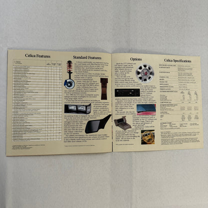 1980 Toyota Celica Car Sales Brochure Catalog GT Liftback ST Sport Coupe