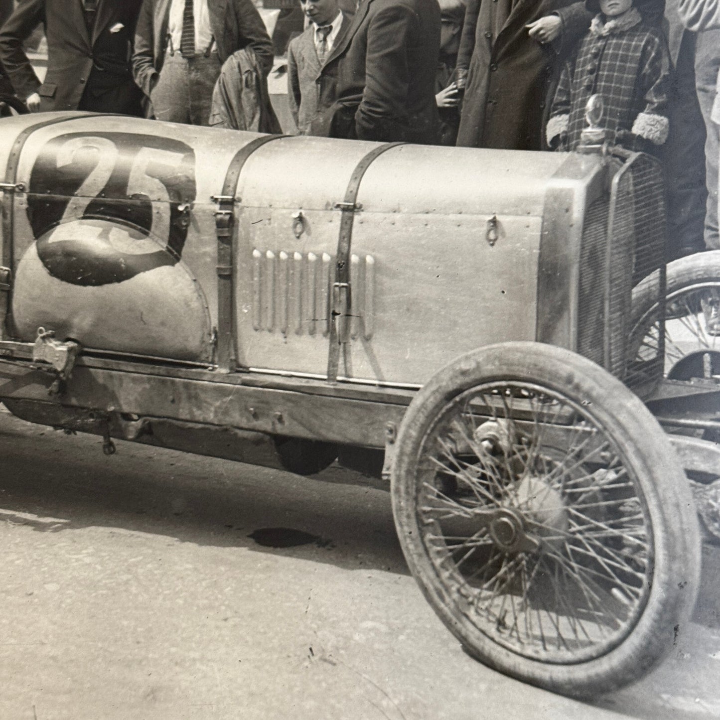 1922 Tourist Trophy TT Race Racing Photo Photograph Vintage Enfield Allday Car