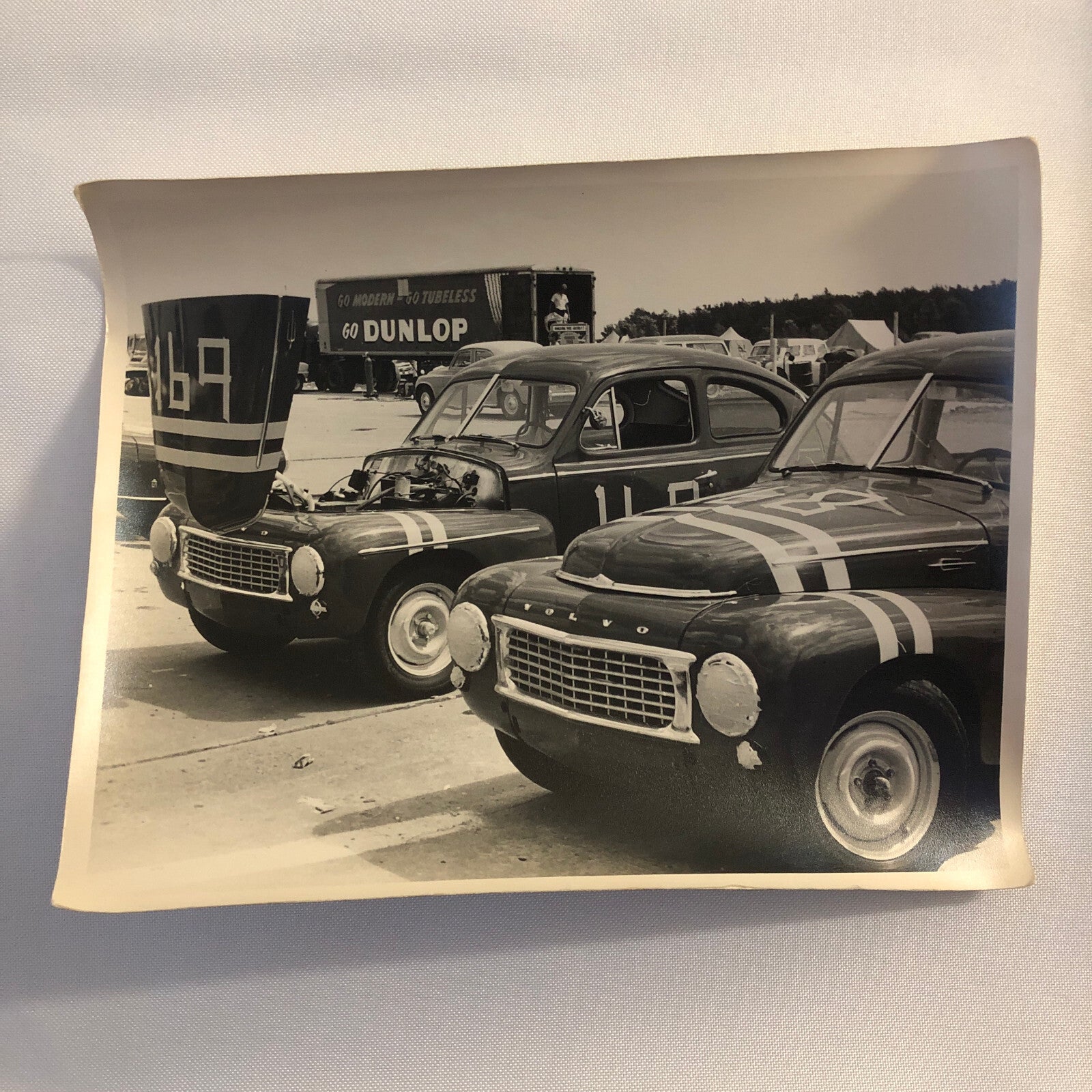 Vintage Volvo Racing Car Photo Photograph Print Motorsport Race