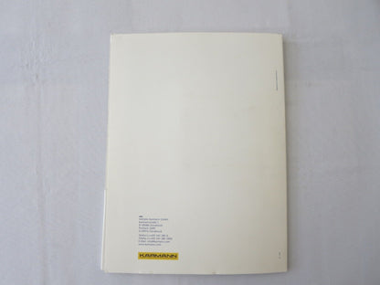 2000 Wilhelm KARMANN GmbH Karmann Coupe Convertible Press Kit Brochure 