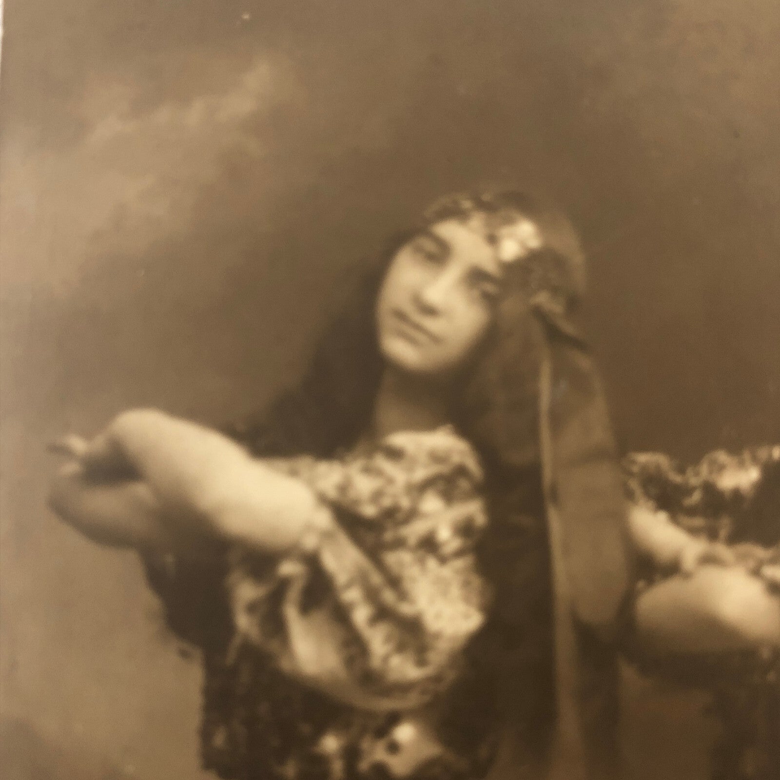 Circus Performer Women Dancers Acrobats Real Photo Postcard RPPC Hermanas Santos