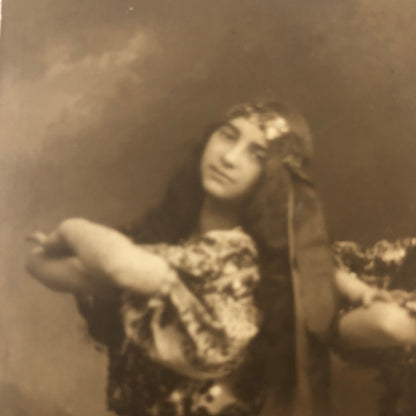 Circus Performer Women Dancers Acrobats Real Photo Postcard RPPC Hermanas Santos