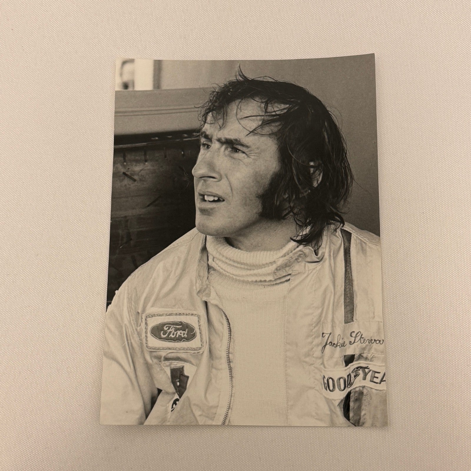 Vintage Racing Photo 1971 German Grand Prix Race Jackie Stewart Motorsport