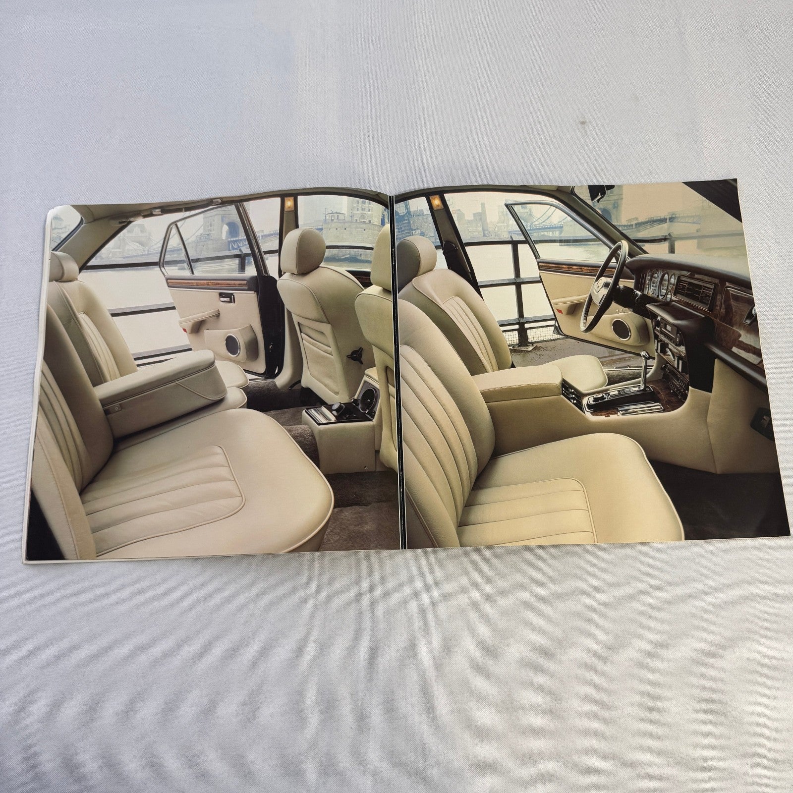 Vintage Jaguar Car Brochure XJ6 Sovereign XJ12 Plas Catalog Automobile 1985 1986