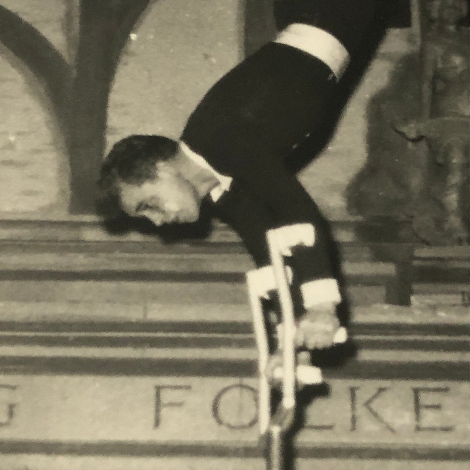 Circus Performer Balancing Act on Bicycle Photo Photograph Denmark