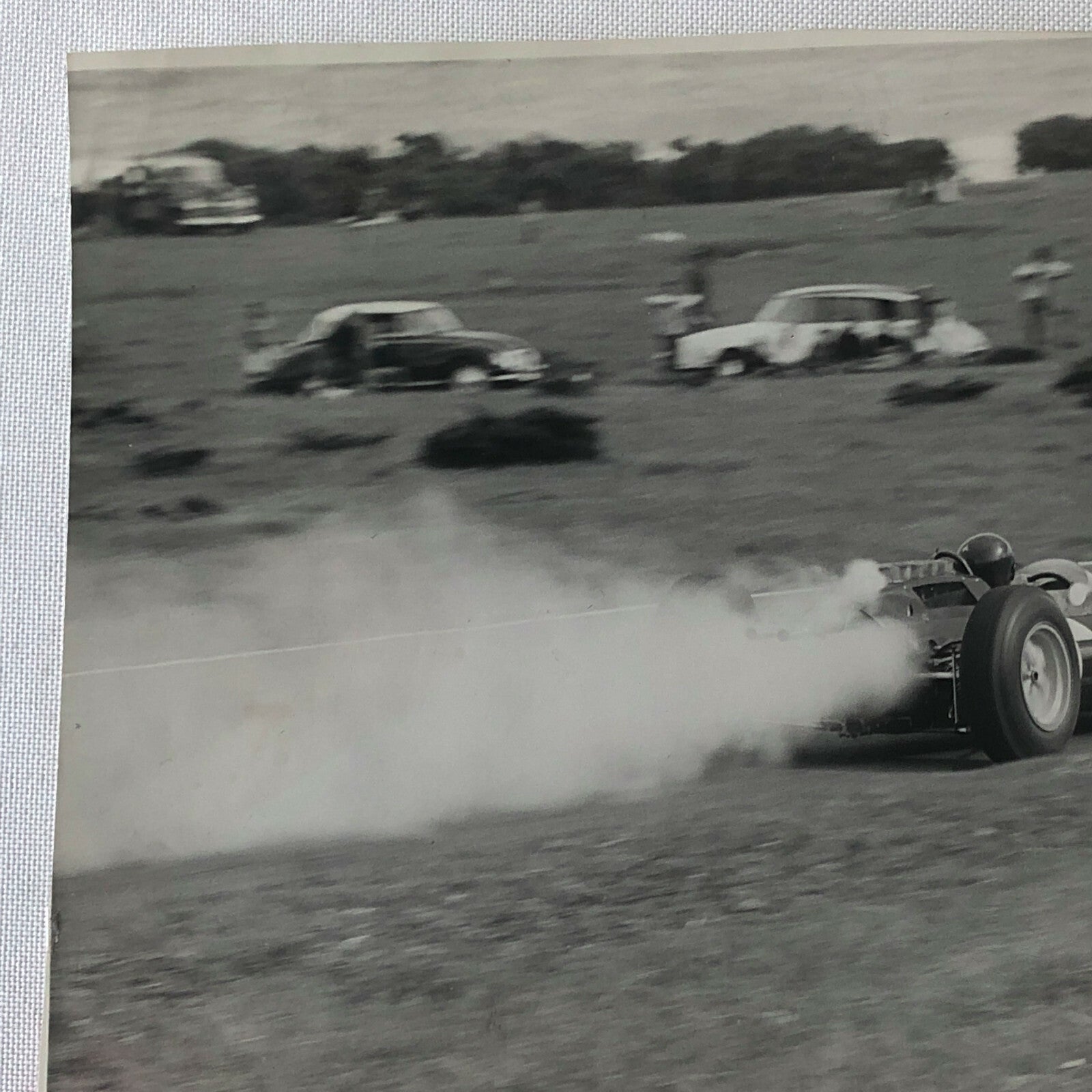 1962 South African Grand Prix Car Racing Photo Photograph Jim Clark Lotus Climax