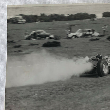 1962 South African Grand Prix Car Racing Photo Photograph Jim Clark Lotus Climax