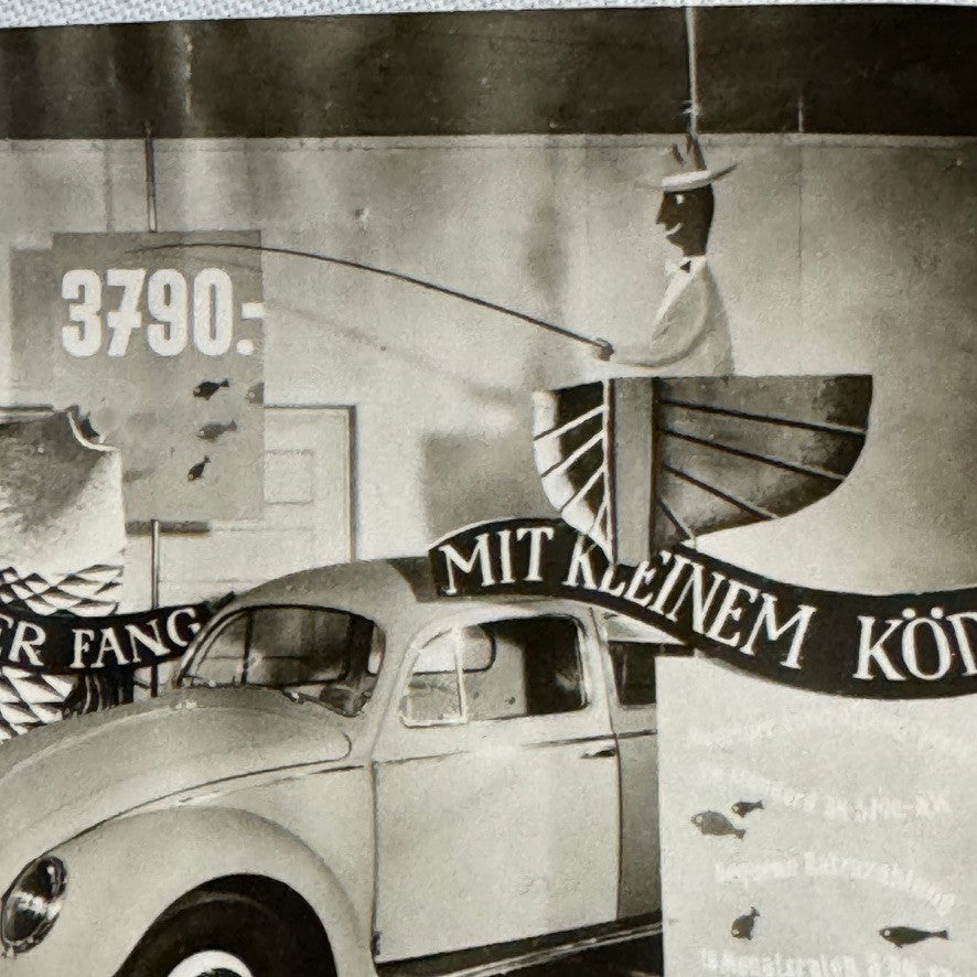 Vintage Volkswagen Beetle Car Photo Photograph Print German