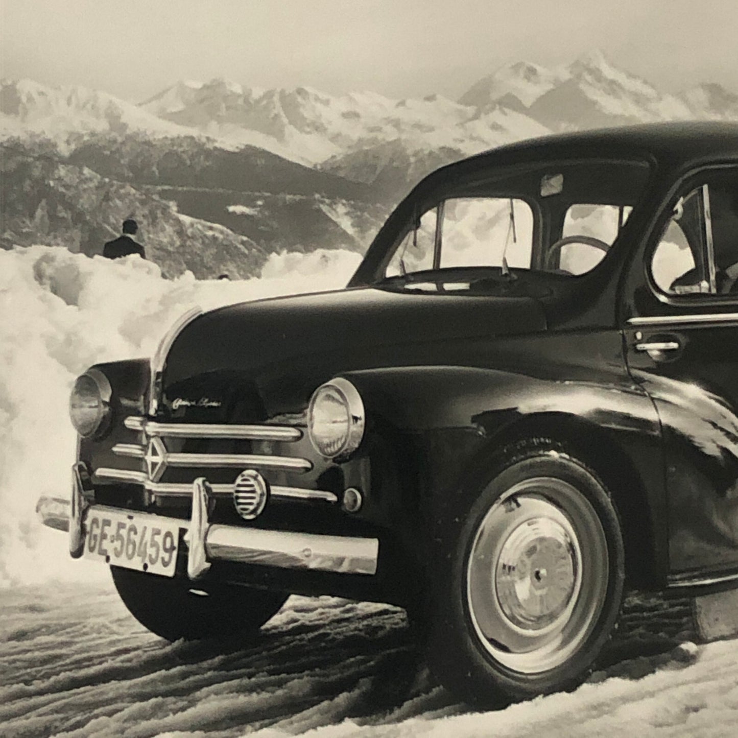 1960 Renault 4CV Car Factory Press Photo Photograph 4 CV
