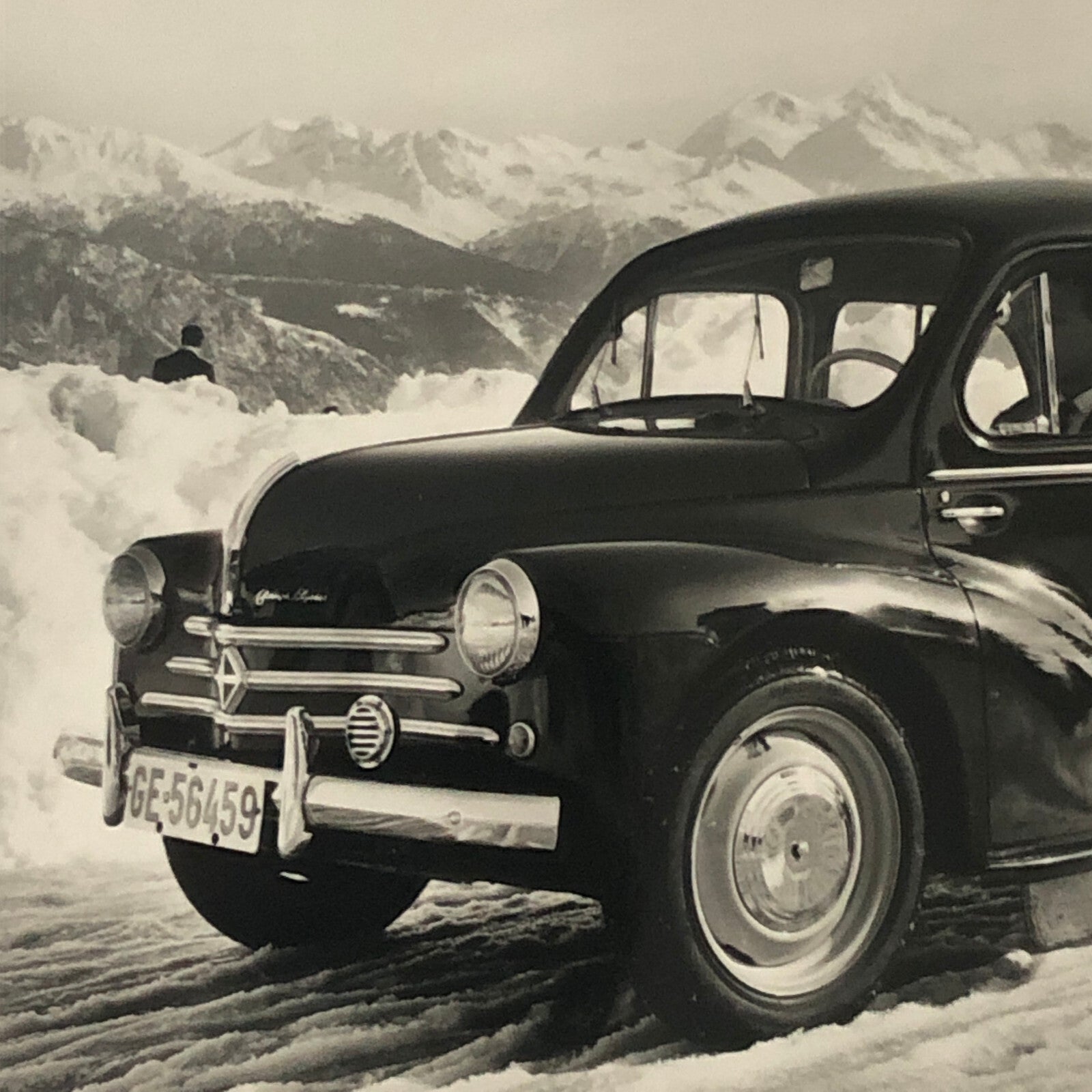 1960 Renault 4CV Car Factory Press Photo Photograph 4 CV