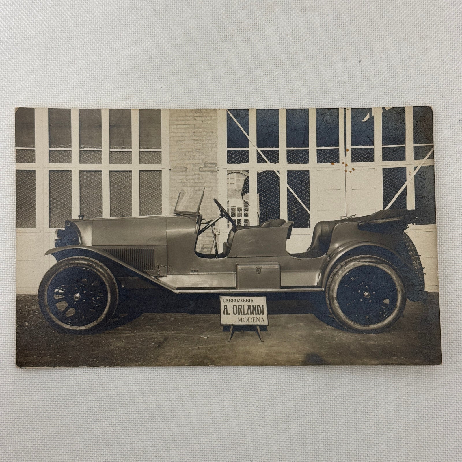 Carrozzeria Orlandi Car Automobile Photo Postcard Post Card RPPC A Orlandi