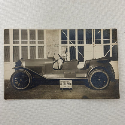 Carrozzeria Orlandi Car Automobile Photo Postcard Post Card RPPC A Orlandi