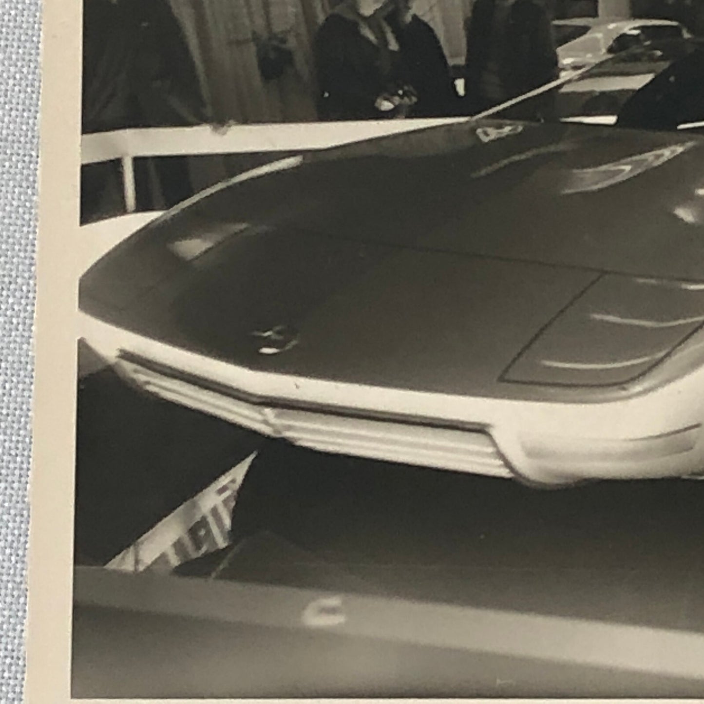 Vintage Opel CD Concept Car Automobile at Auto Show Photo Photograph Lot of 2