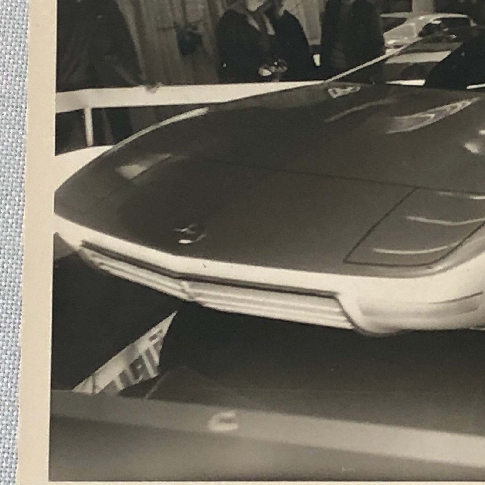 Vintage Opel CD Concept Car Automobile at Auto Show Photo Photograph Lot of 2