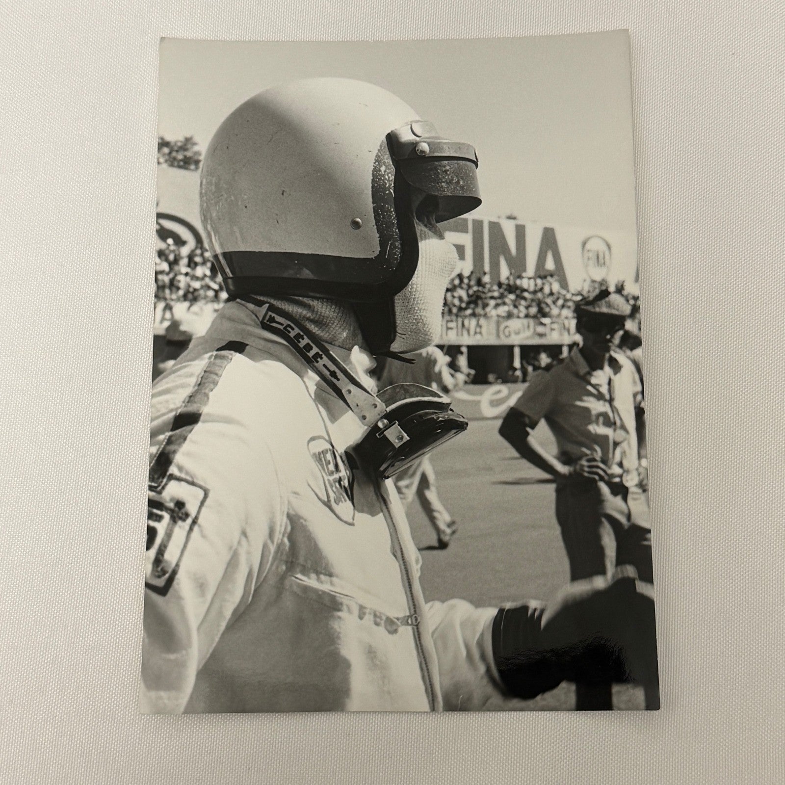 Vintage Racing Photo 1970 Italian Grand Prix Driver Clay Regazzoni Motorsport