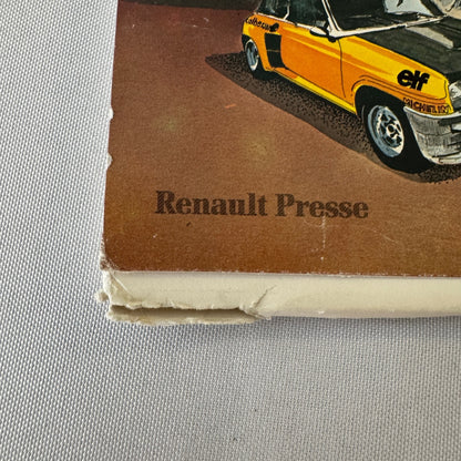 1980 Renault Sport Racing Team Press Kit Rene Arnoux JP Jabouille