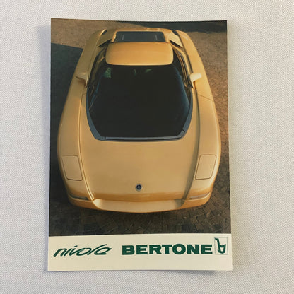 Bertone Nivola Concept Car Factory Press Photo Photograph Print Lot of 4