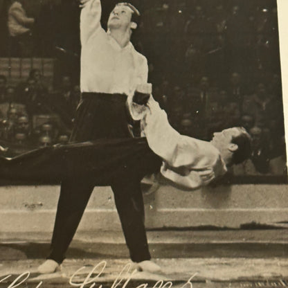 Vintage Circus Acrobat Act Balancing Photo Photograph Lisboa Portugal