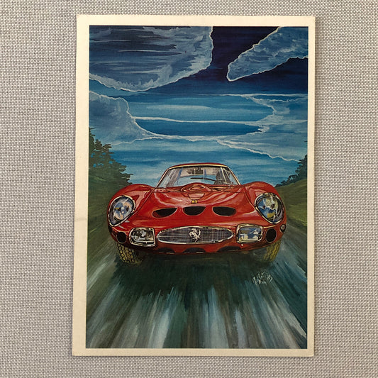 Ferrari 250 GTO Illustration Postcard Post Card Alain Mathat