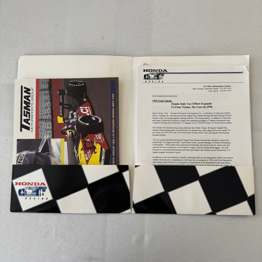 1996 Honda Indy Racing Press Kit Brochure Andre Ribeiro