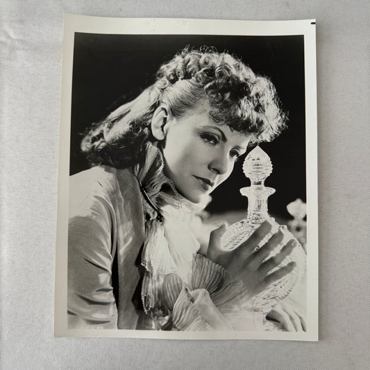Vintage Actress Photo Photograph Print Beautiful Greta Garbo
