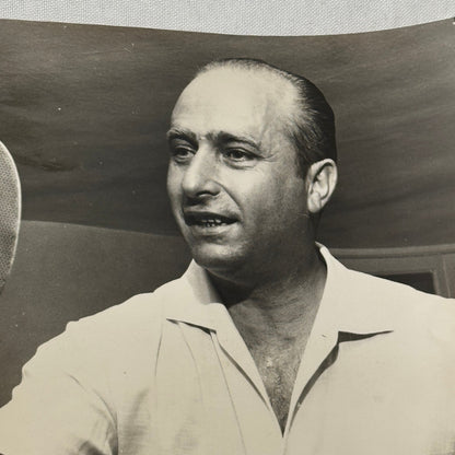 Juan Manuel Fangio Retirement Vacation Holiday Italian Press Photo F1 Racing