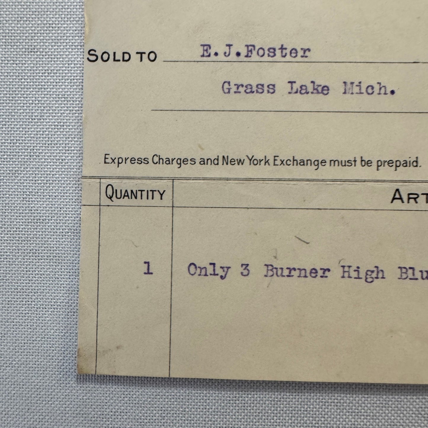Bostwick Braun Company Document 1908 Antique Invoice Receipt Ephemera Toledo OH