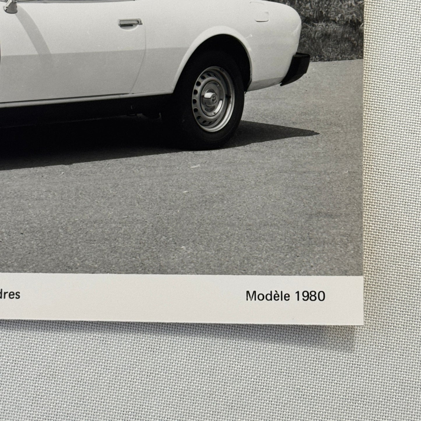 1980 Peugeot 504 Coupe Factory Press Photo Photograph Vintage