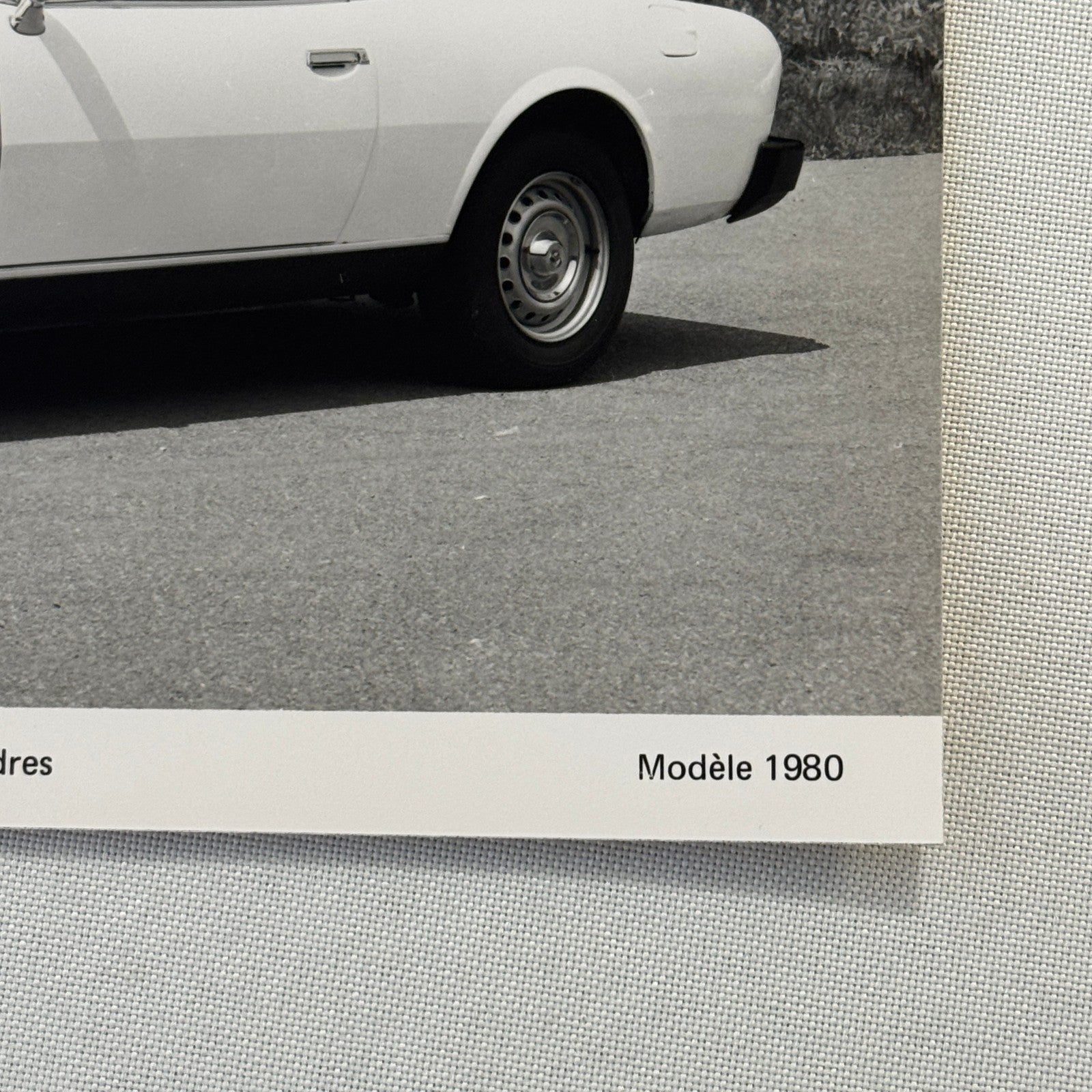 1980 Peugeot 504 Coupe Factory Press Photo Photograph Vintage